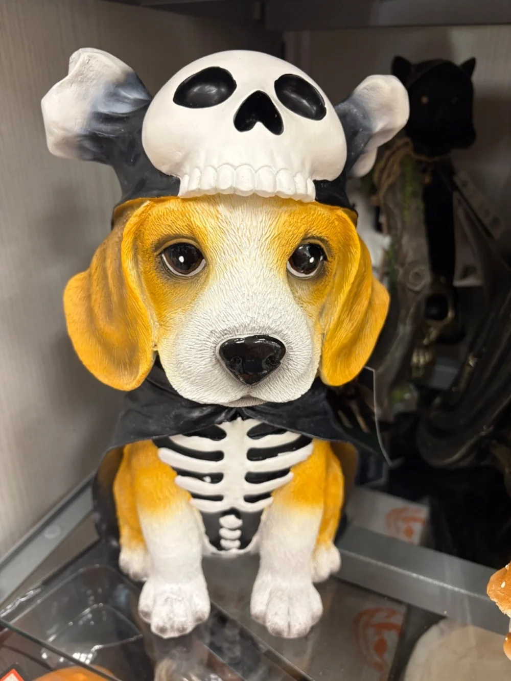 CUTEST Beagle Halloween Dog Skeleton Figurine